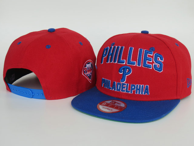 Philadelphia Phillies Red Snapback Hat LS